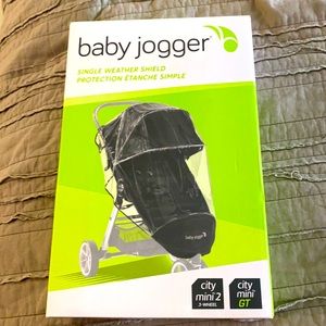 Weather shield for baby jogger stroller